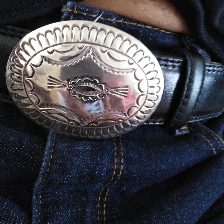 Belt buckle - Identifying & Discovering - Turquoise People