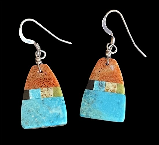 Rudy_&_Mary_Coriz_inlay_earrings