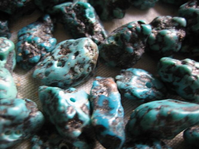 turquoise beads (8)