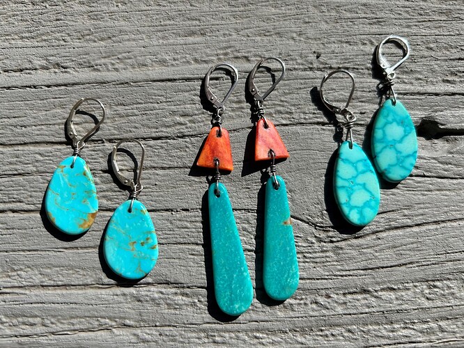 slab earrings