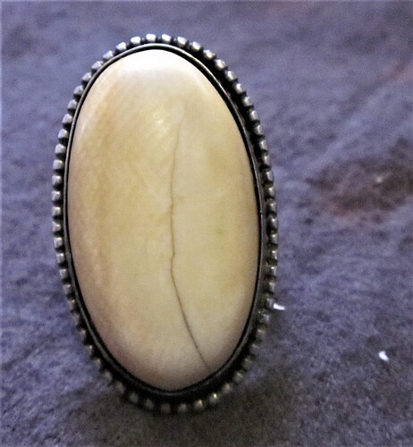 Ivory ring surface