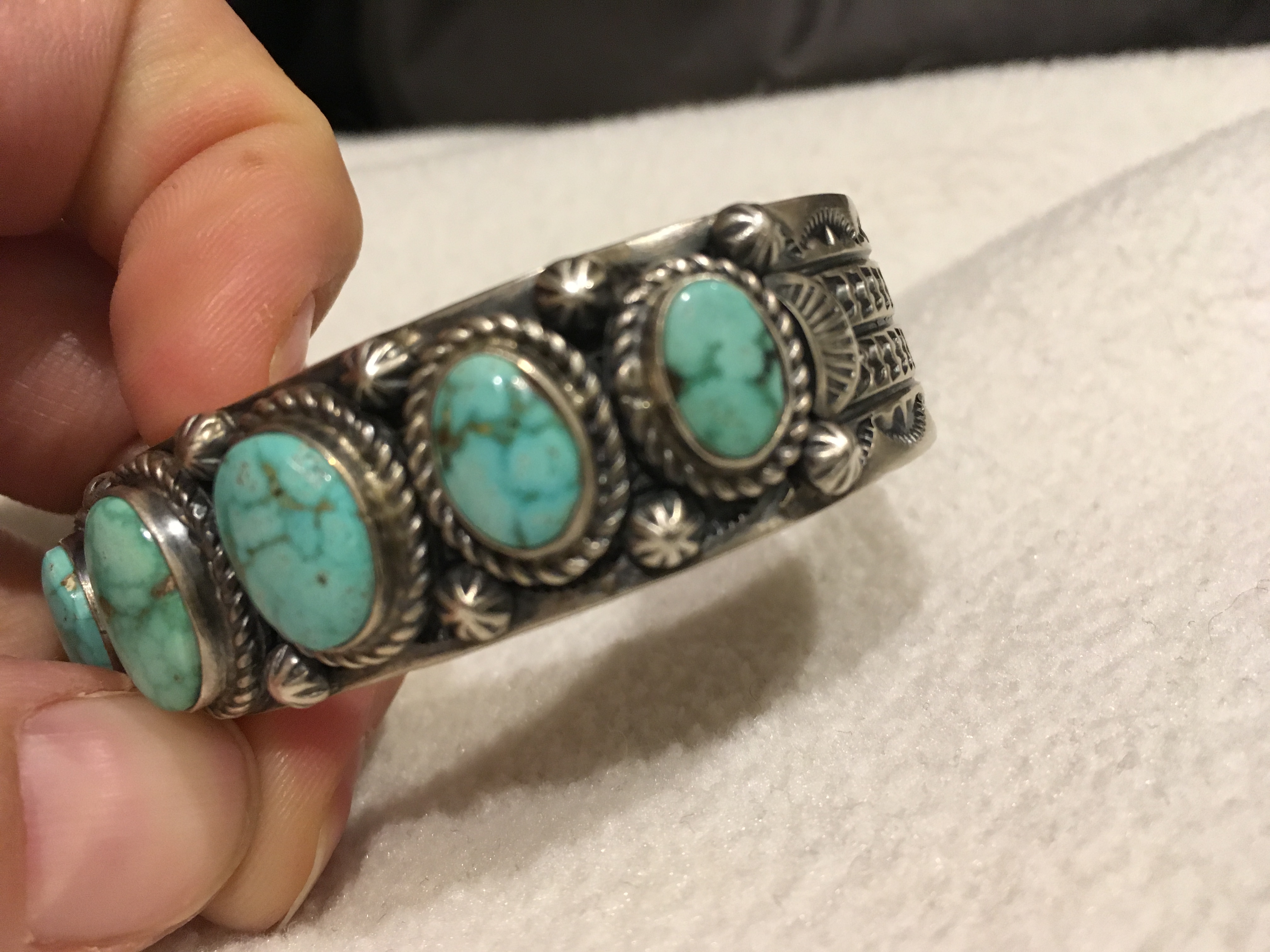 Cuff bracelet--real turquoise? - Real vs. Fake - Turquoise People